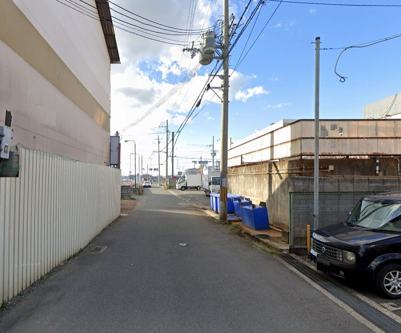 前面道路①