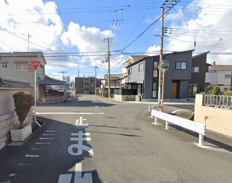 前面道路②