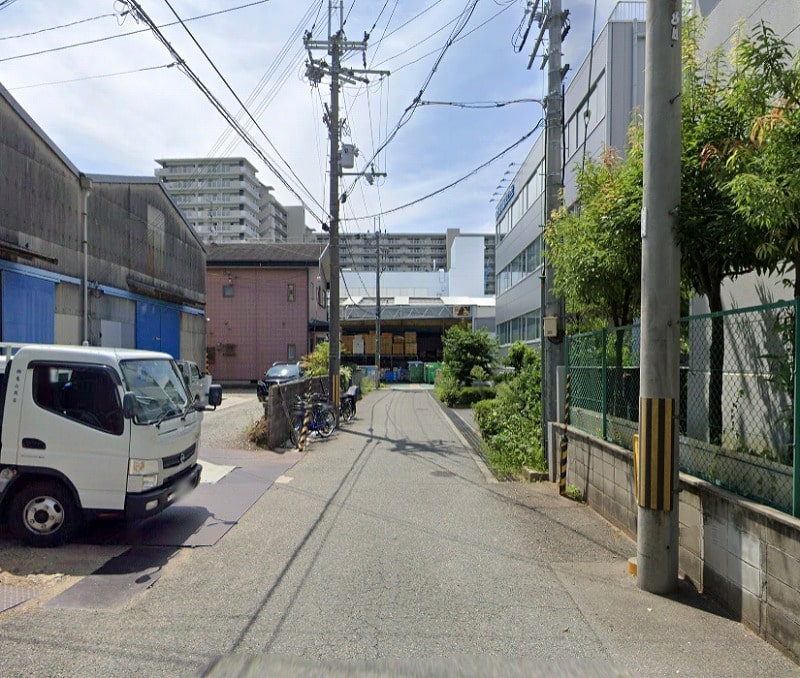 前面道路②