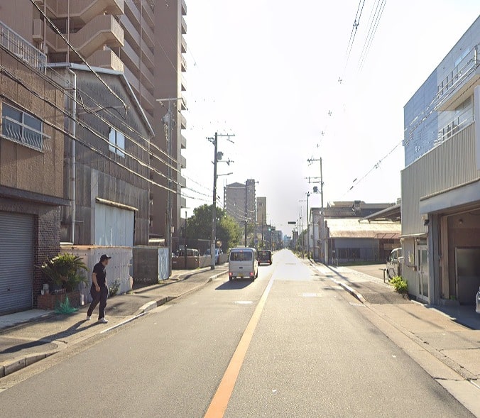 前面道路①
