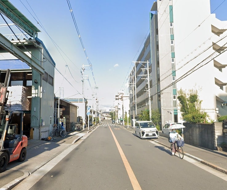 前面道路②