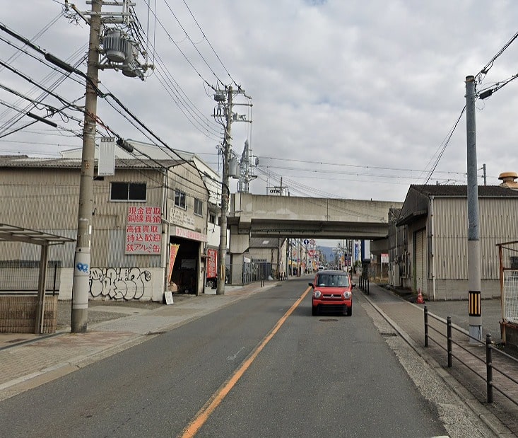 前面道路①