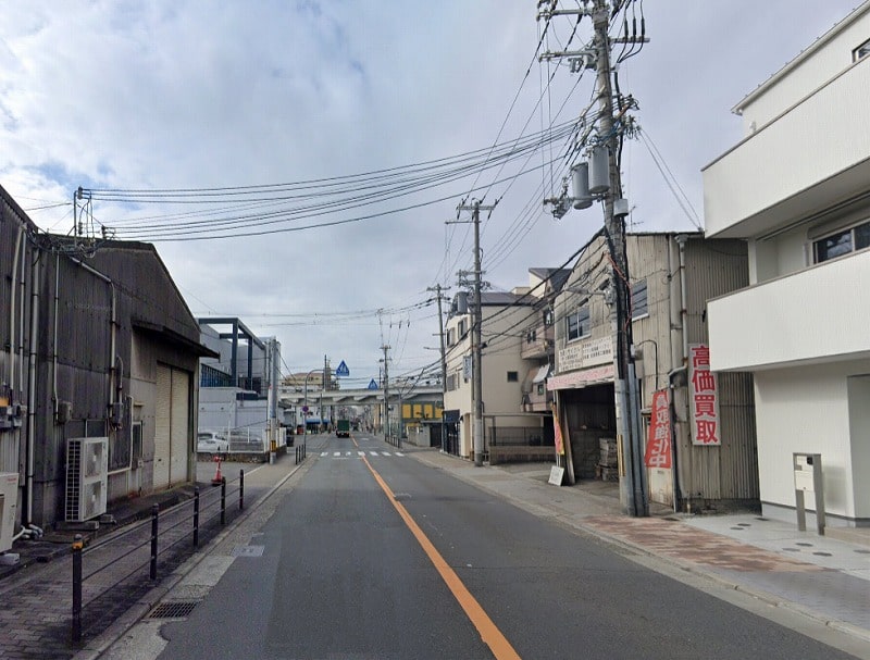 前面道路②