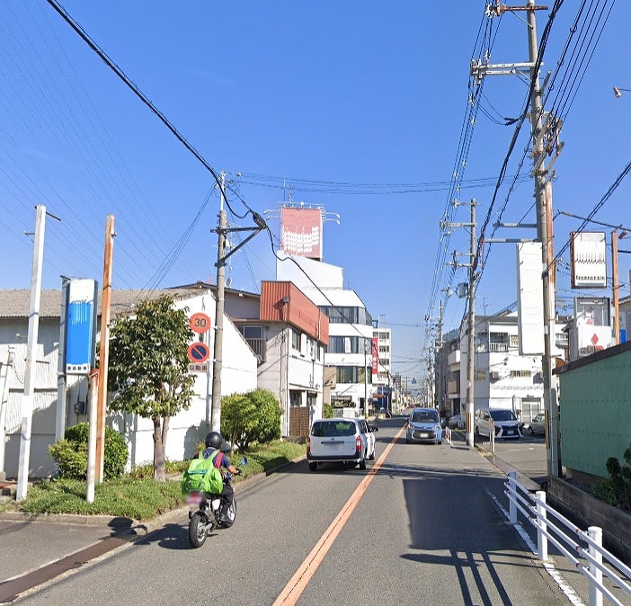 前面道路②