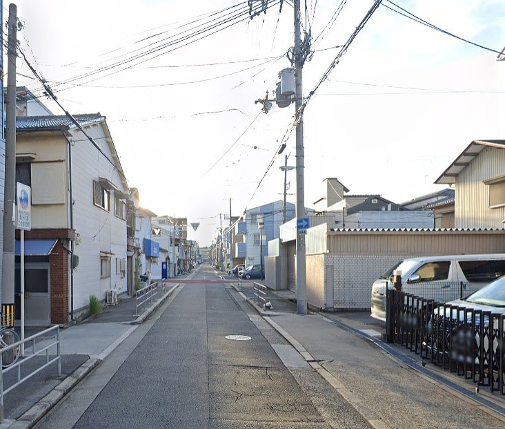 前面道路②