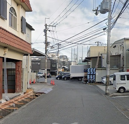 前面道路①