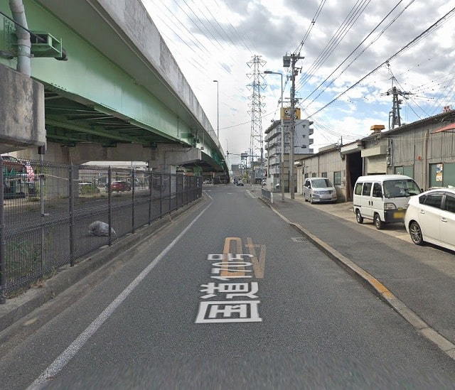 前面道路①