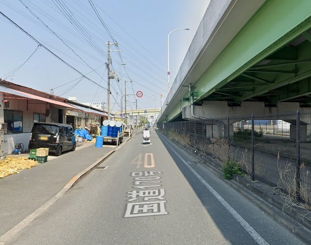 前面道路②