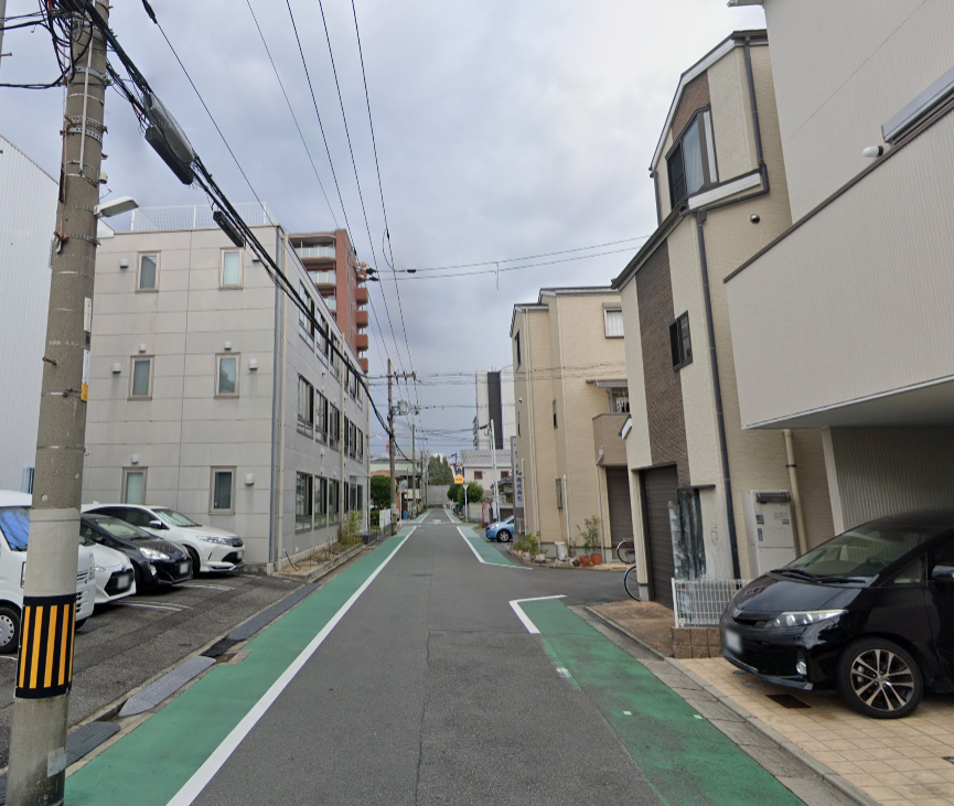 前面道路②