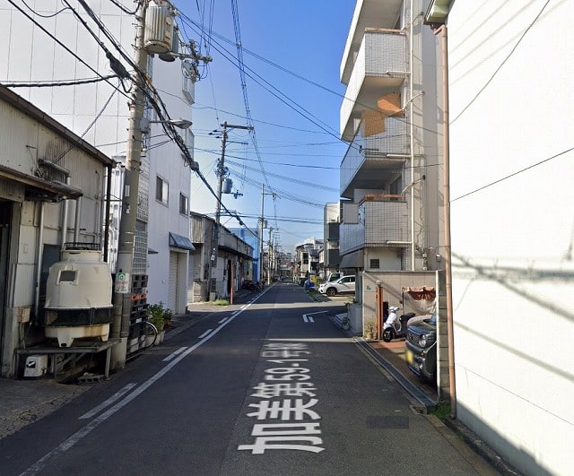 前面道路①