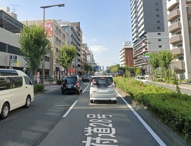 前面道路①