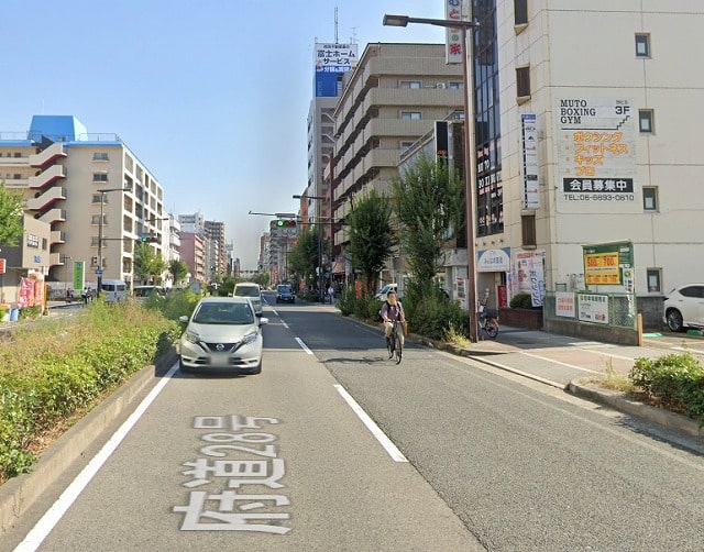 前面道路②