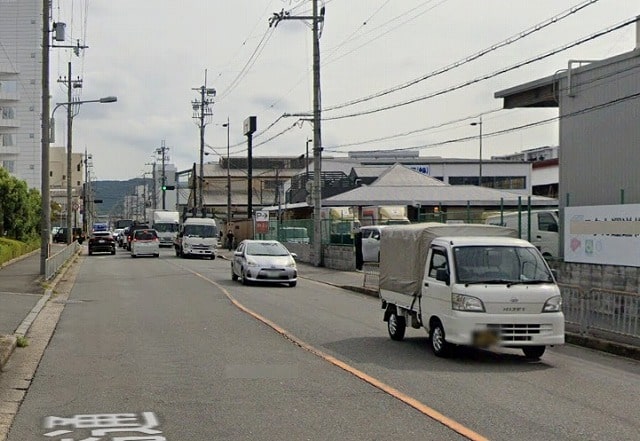 前面道路①