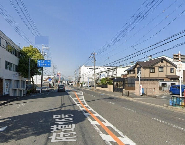 前面道路①