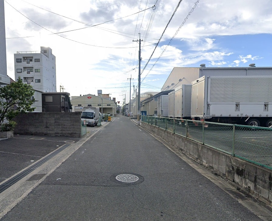 前面道路①