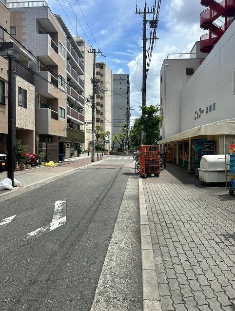 前面道路①