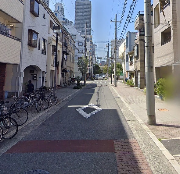 前面道路②