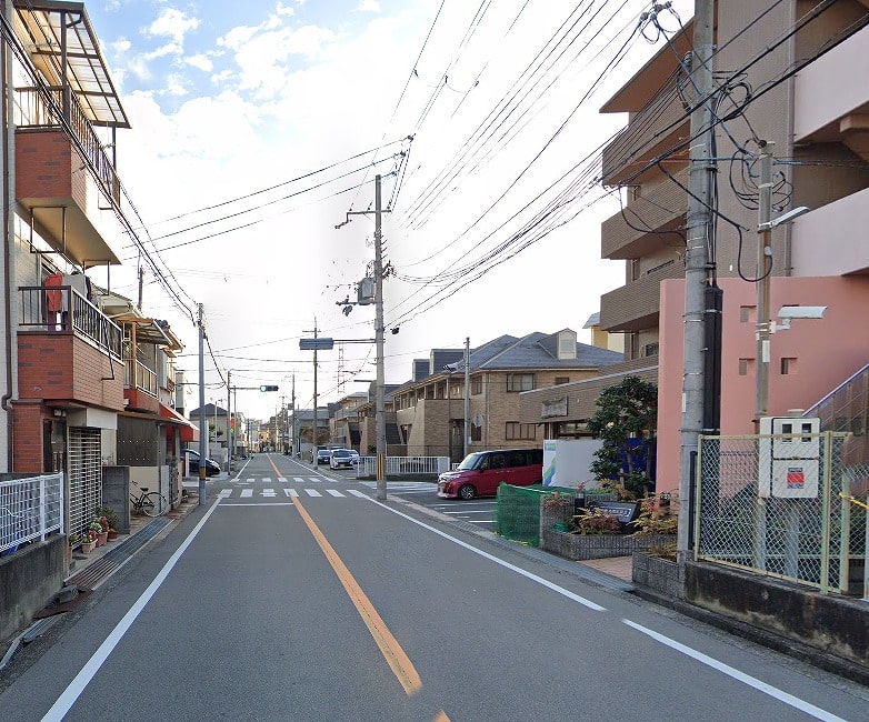 前面道路①