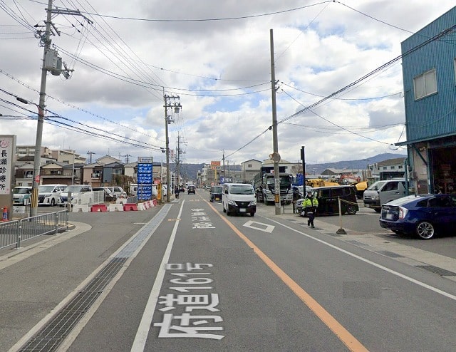 前面道路①