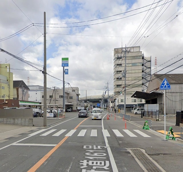 前面道路②