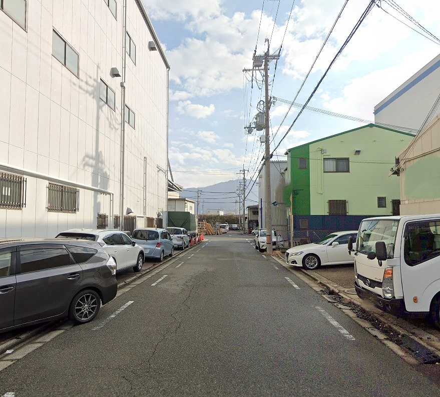 前面道路①
