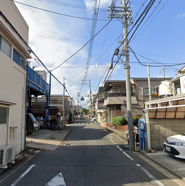 前面道路①