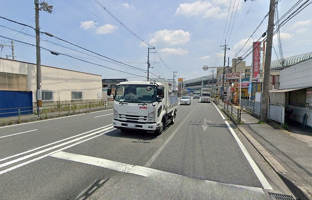 前面道路①