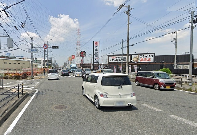 前面道路②