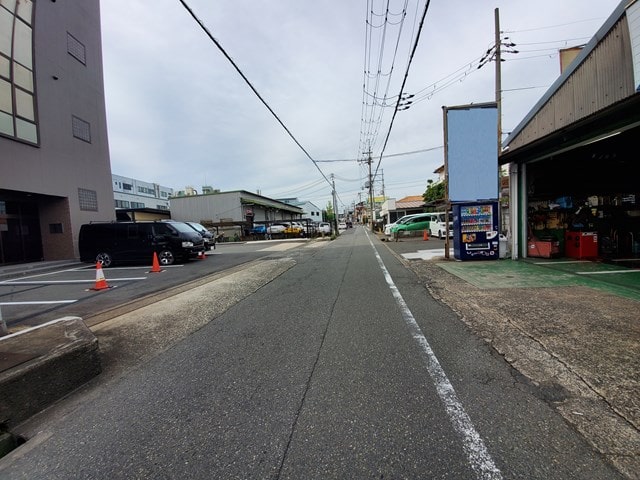 前面道路です。
