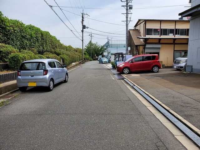 前面道路です。