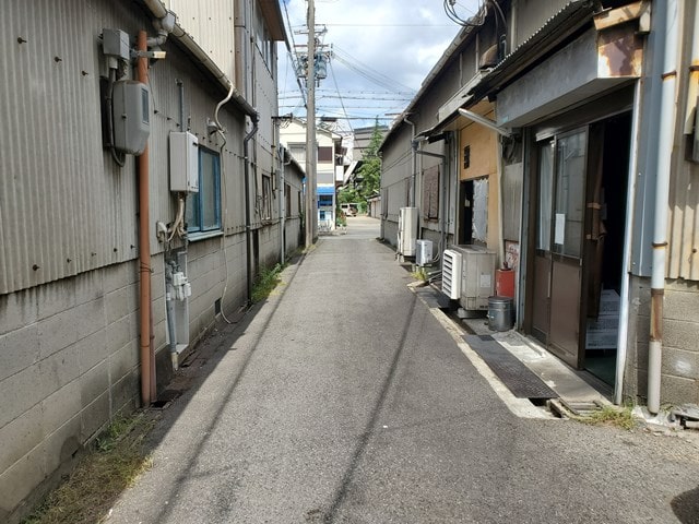 前面道路です。