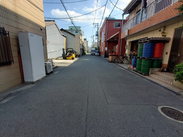 前面道路です。