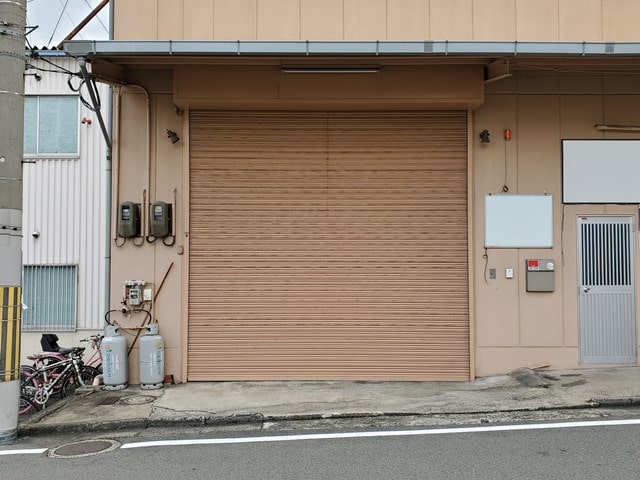 電動シャッターです。
