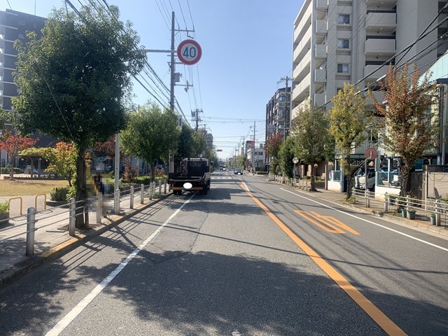 大型車通行可能です。