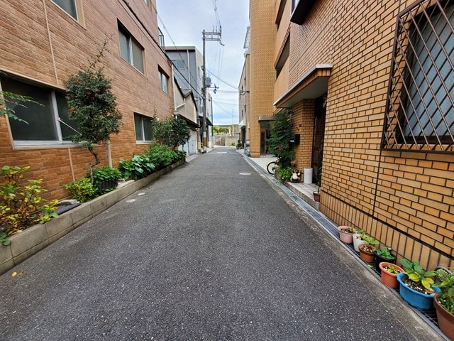 前面道路です。